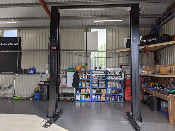 An image of a vehicle lift