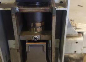 A piece of garage equipment.