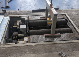 A piece of garage equipment.